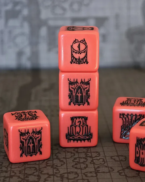 Set de 4 D6 – Tour de Sauron