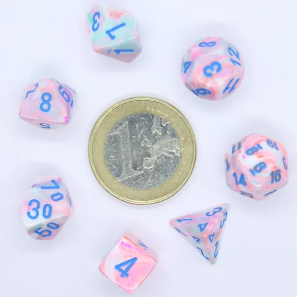 Set de 7 Mini Dés JDR Chessex : Festive
