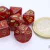 Set de 7 Mini Dés JDR Chessex : Glitter