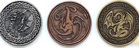 Set de Pièces Métal - Dragon