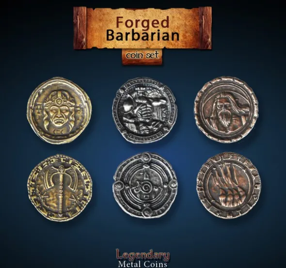 Set de Pièces Métal - Forged Barbarian