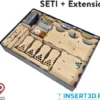 SETI + extension - Insert de jeu compatible - livré assemblé