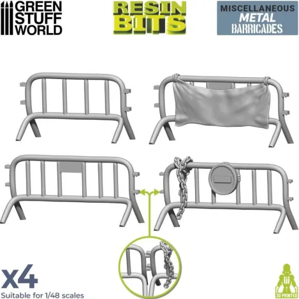 Set Imprimé en 3D - Barrière de Police