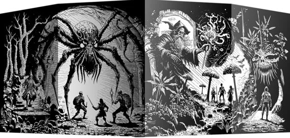 Shadowdark - Ecran de jeu
