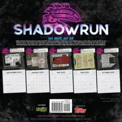 Shadowrun 16 Month Calendar Game Maps