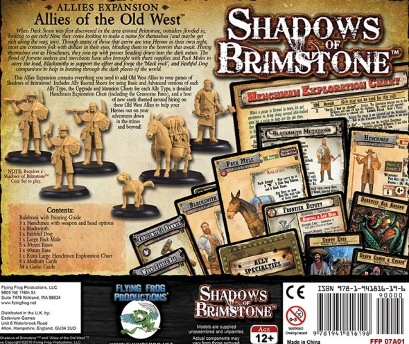 Shadows of Brimstone - Allies of the Old West Ally Pack