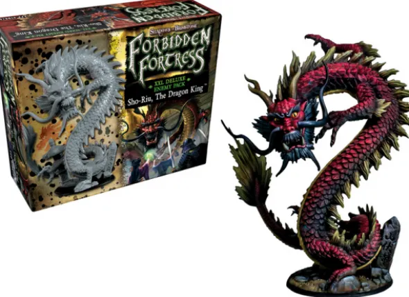 Shadows of Brimstone: Forbidden Fortress - Sho-Rio The Dragon King XXL Deluxe Enemy Pack
