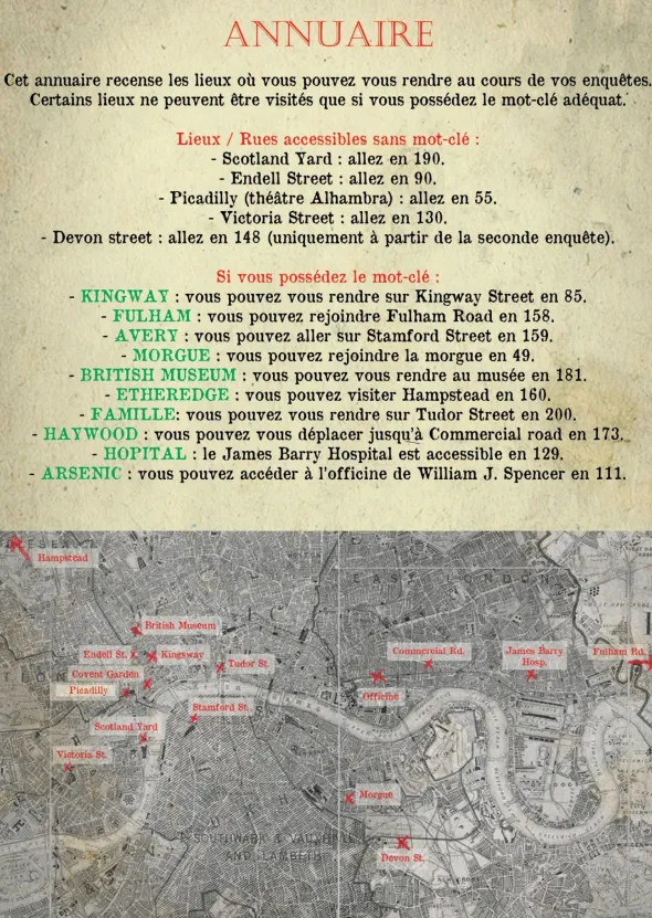 Sherlock Holmes - La BD dont vous êtes le Héros : Ténèbres sur Londres