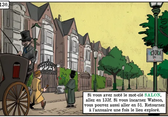 Sherlock Holmes - La BD dont vous êtes le Héros : Ténèbres sur Londres