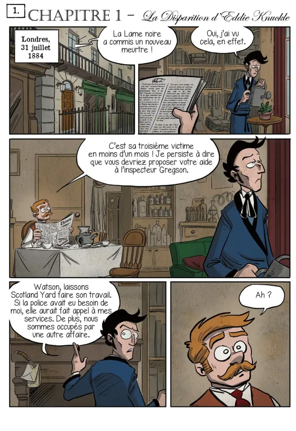 Sherlock Holmes - La BD dont vous êtes le Héros : Ténèbres sur Londres