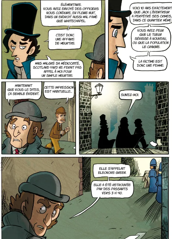 Sherlock Holmes - La BD dont vous êtes le Héros : L'Ombre de Jack l'Eventreur (Livre 5)