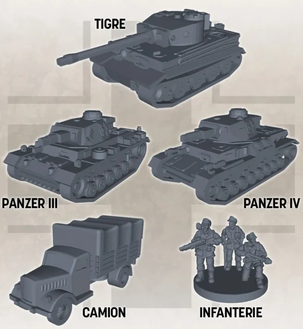 Sherman Solitaire - Set de figurines