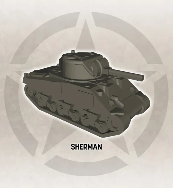 Sherman Solitaire - Set de figurines