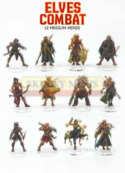 Skinny Minis - Elves Combat