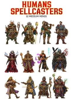 Skinny Minis - Human Spellcasters