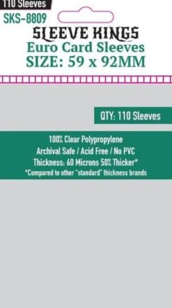 Sleeve Kings - Euro Card - 59x92mm - 110p