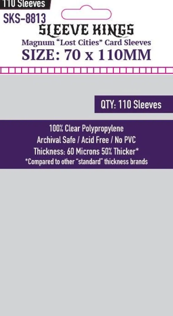 Sleeve Kings - Magnum Lost Cities Card - 70x110mm - 110p