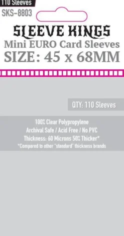 Sleeve Kings - Mini Euro Card - 45x68mm - 110p