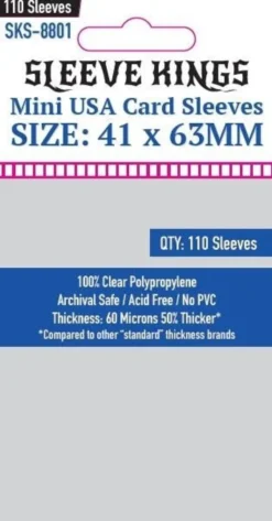 Sleeve Kings - Mini USA Card - 41x63mm - 110p