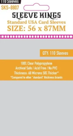 Sleeve Kings - Standard USA Card - 56x87mm - 110p