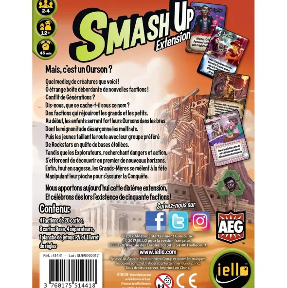 Smash Up - Conflit de Générations