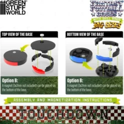 Socles Blood Bowl 40mm avec Anneaux de Compétence