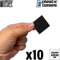 Socles Carrés 40mm en Plastique