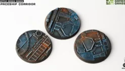 Spaceship Corridor Bases, Round 50mm (x3)