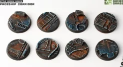 Spaceship Corridor Bases, Round 32mm (x8)