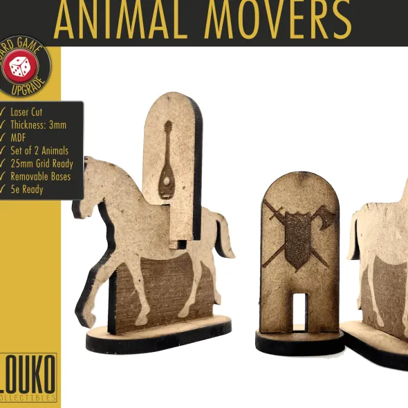 Standees Animaux pour JDR - Chevaux