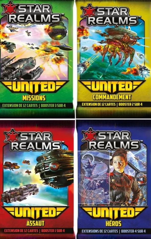 Star Realms - United : Lot de 4 Packs
