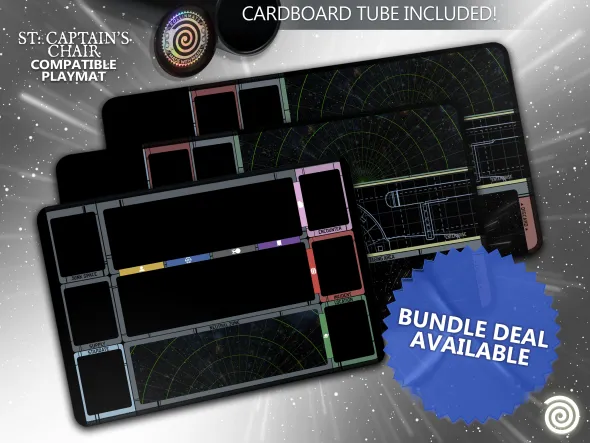 Star Trek: Captain's Chair - Bundle de Playmats