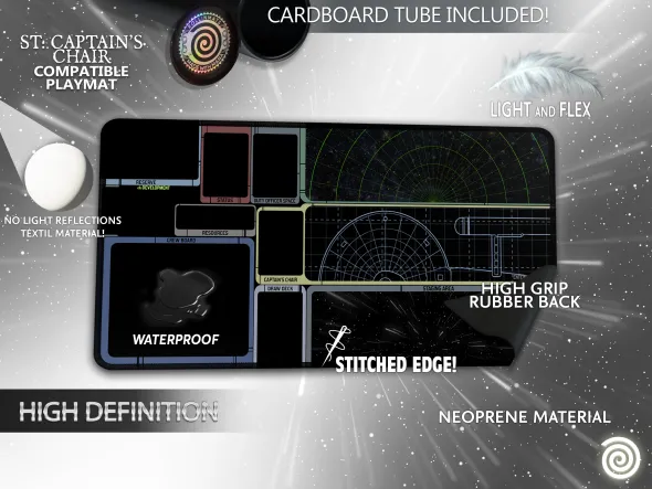 Star Trek: Captain's Chair - Bundle de Playmats