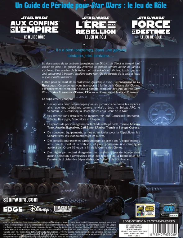 Star Wars - L'Effondrement de la République