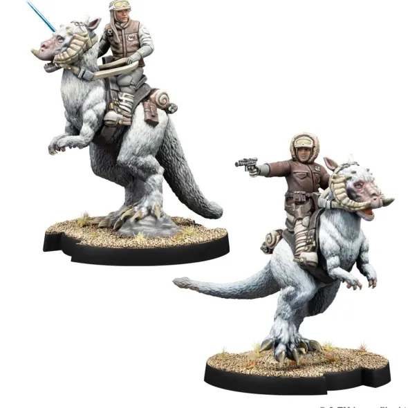 Star Wars: Legion – Captain Solo & Commander Skywalker on Tauntauns
