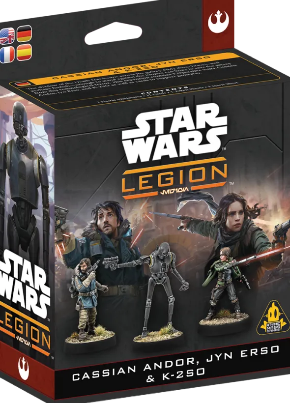 Star Wars: Legion - Cassian Andor, Jyn Erso & K-2SO