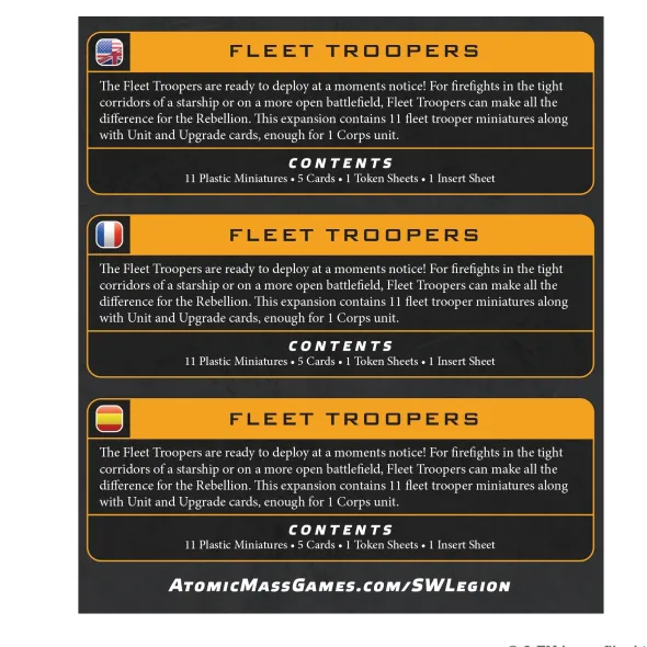 Star Wars: Legion - Fleet Troopers