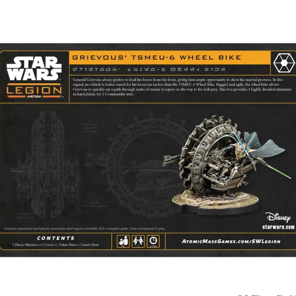 Star Wars: Legion – General Grievous' TSMEU-6 Wheel Bike