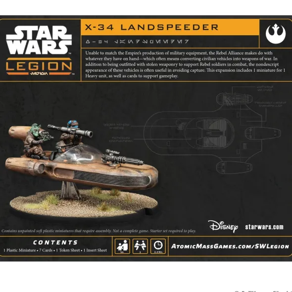 Star Wars: Legion - X-34 Landspeeder