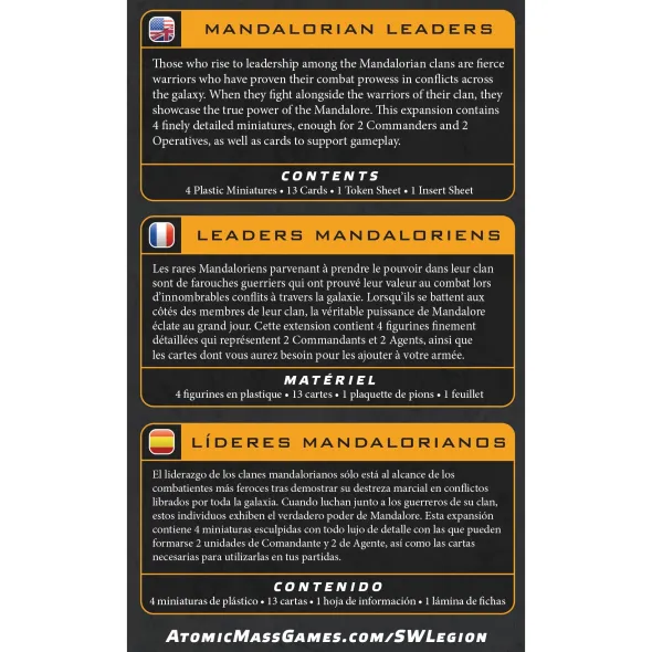 Star Wars: Légion - Mandalorian Leaders