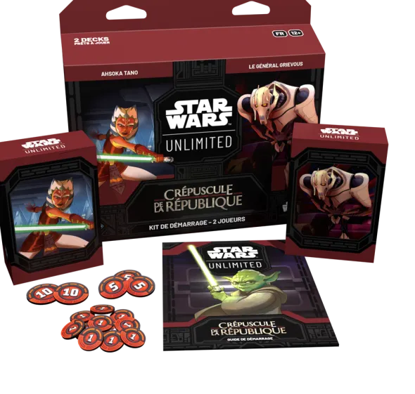 Star Wars Unlimited : Crépuscule de la République - Kit de Démarrage 2 joueurs