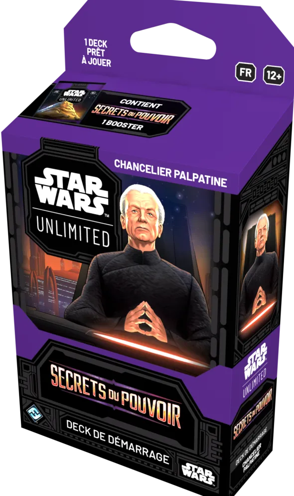 Star Wars Unlimited : Secrets du Pouvoir - Deck de Démarrage : Chancelier Palpatine