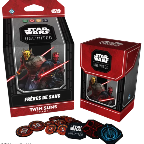 Star Wars Unlimited : Twin Suns - Display de 4 Decks