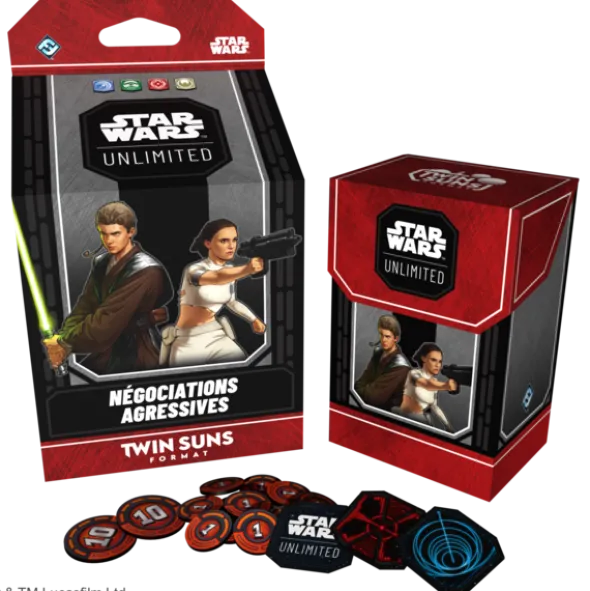 Star Wars Unlimited : Twin Suns - Display de 4 Decks
