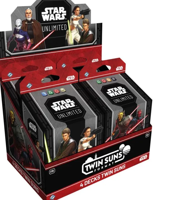 Star Wars Unlimited : Twin Suns - Display de 4 Decks