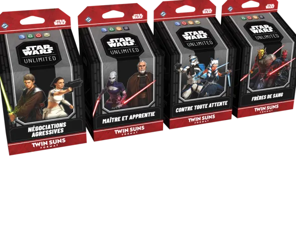 Star Wars Unlimited : Twin Suns - Display de 4 Decks