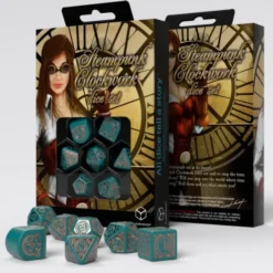 Steampunk Clockwork: Nautical Apparatus Modern Dice Set