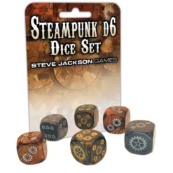 Steampunk D6 Dice Set
