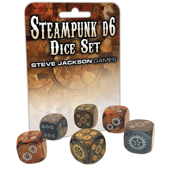 Steampunk D6 Dice Set