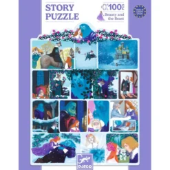 Story Puzzle - La Belle et la Bête - 100 Pièces